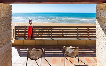 Seafront villas
